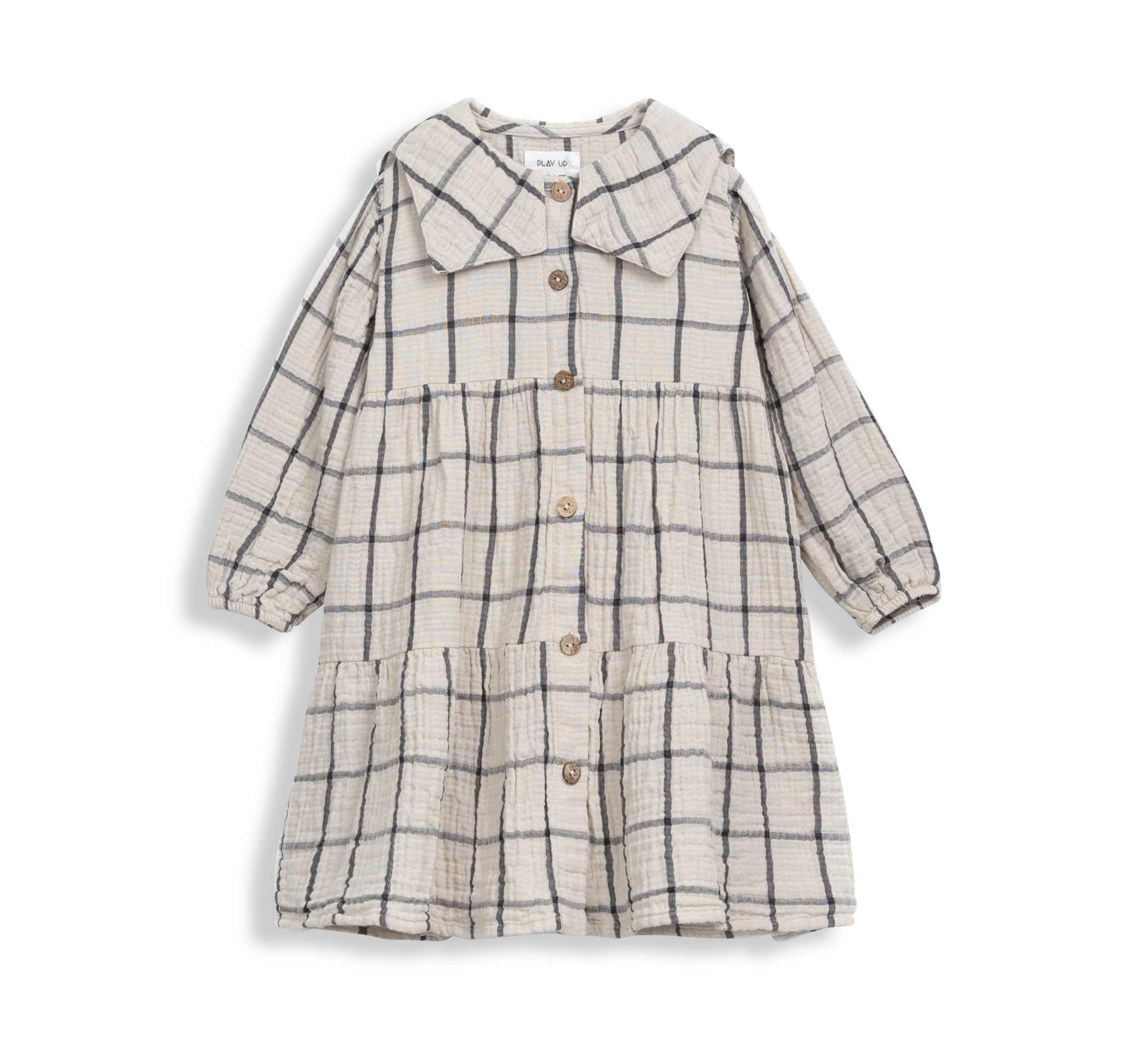 Checked Woven Dress