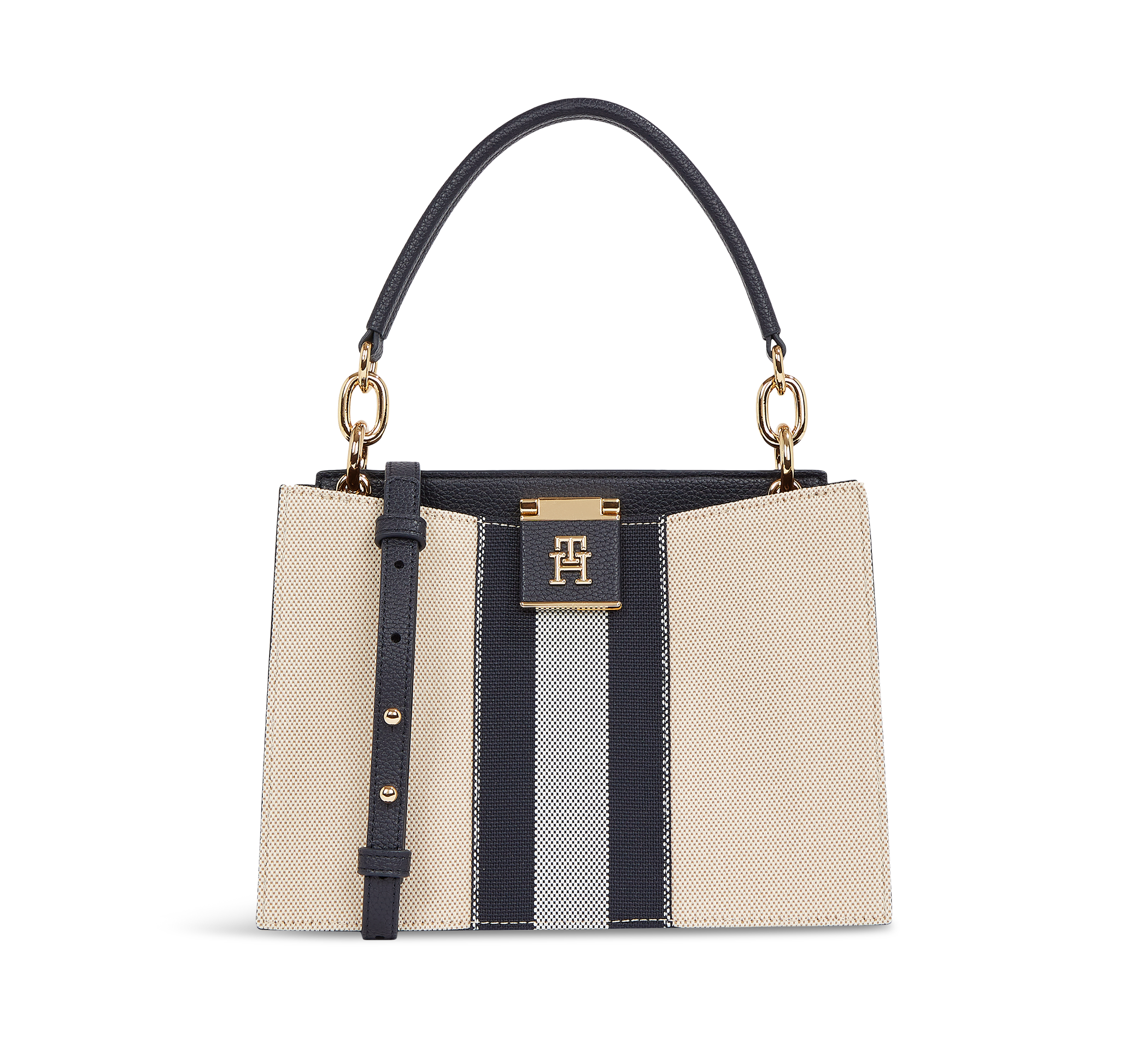 Th Her Mini Tote Canvas Stripe