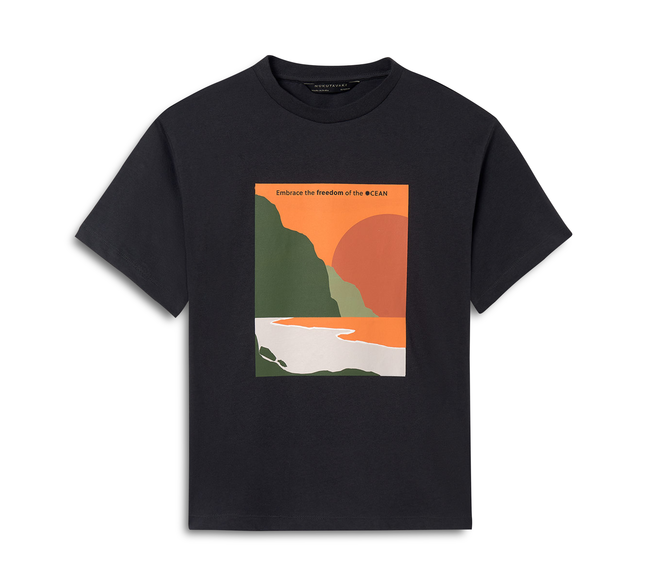 T-shirt Kurzarm Landschaft
