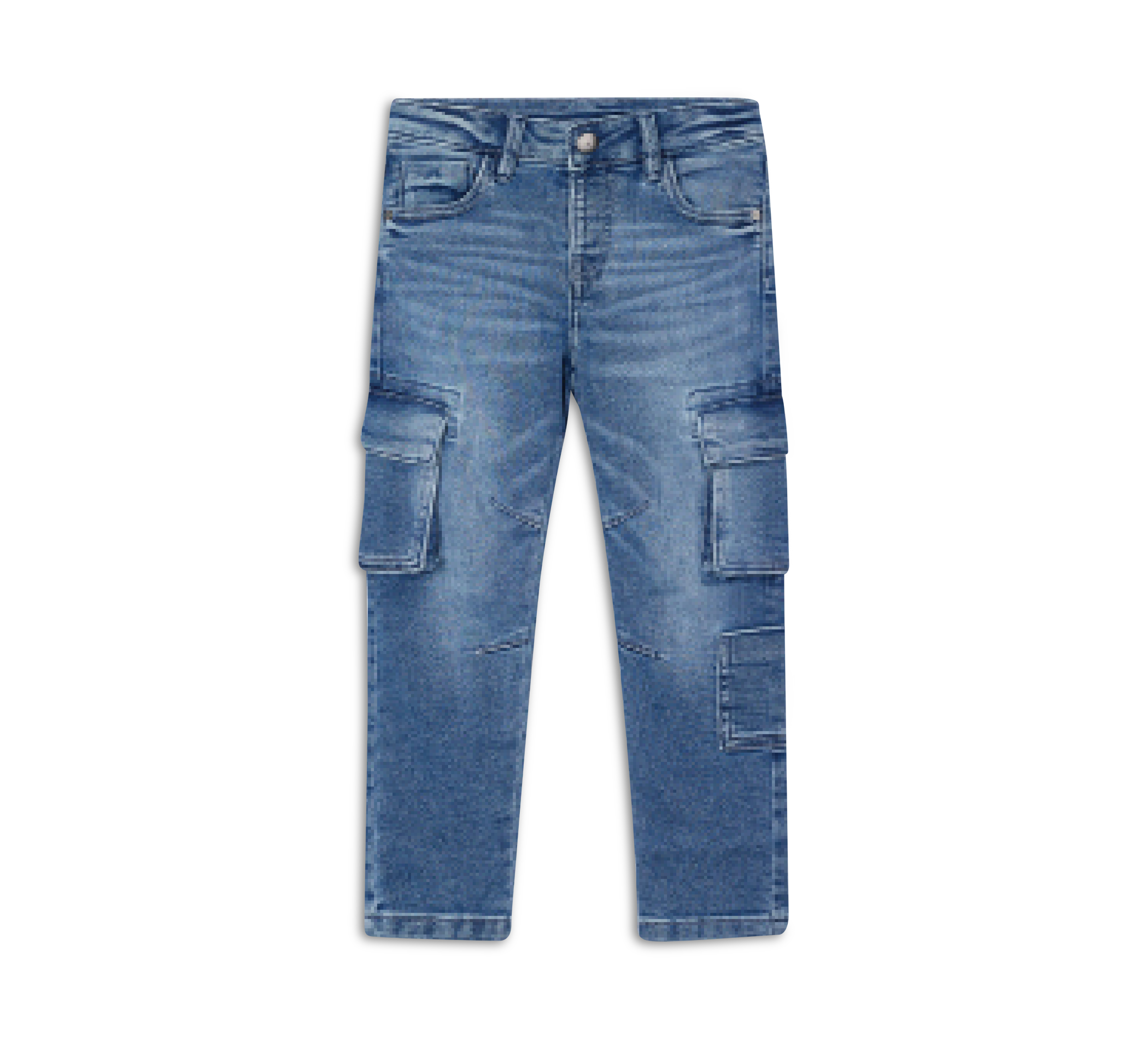 Cargohose Denim